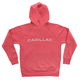 Cadillac Youth Full Zip Hoodie-Pomegranate